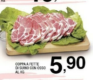 Coppa A Fette Di Suino Con Osso