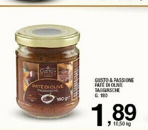 Sigma Gusto & passione Pate Di Olive Taggiasche offerta
