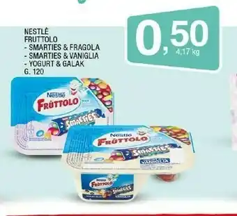 Sigma Nestlè Fruttolo Smarties Yogurt Alla Banana 120 G(ml) offerta