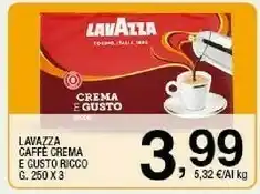 Sigma Lavazza Crema E Gusto 250 G offerta