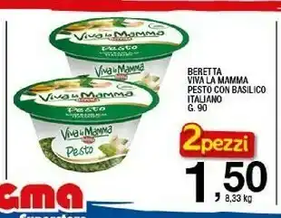 Sigma Beretta Viva La Mamma Pesto Con Basilico offerta