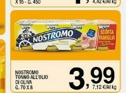 Sigma Nostromo Tonno All'Olio Di Oliva offerta