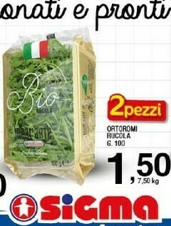 Sigma Ortoromi Rucola offerta
