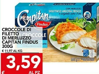 TuoDi Findus Croccole Di Filetto Di Merluzzo offerta
