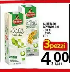Sigma Curtiriso Bevanda Soia 10000 Ml offerta