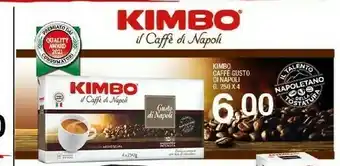 Sigma Kimbo L'Espresso Di Napoli Macinato Fresco 1000 G(ml) offerta