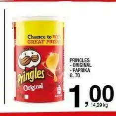 Sigma Pringles Original 70 G offerta
