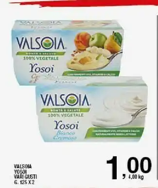 Sigma Valsoia Yogurt offerta