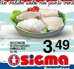 Sigma Bocconcini Di Stoccafisso Ammollato offerta