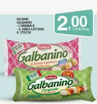 Sigma Galbani Galbanino offerta