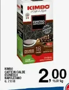 Sigma Kimbo Cialde caffè offerta