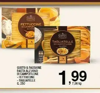 Sigma Gusto & passione Pasta All'uovo Di Campofilone offerta