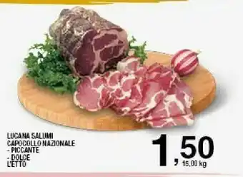 Sigma Lucana salumi Salame offerta