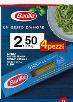 Sigma Barilla Pasta offerta