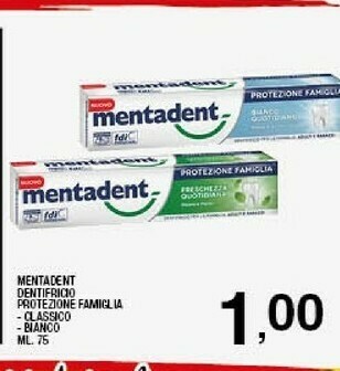 Sigma Mentadent Dentifricio offerta