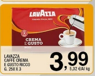 Sigma Lavazza Caffè offerta
