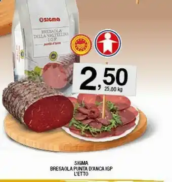 Sigma Bresaola Punta Anca Igp