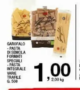 Sigma Garofalo Pasta Mista Integrale Bio 500 G(ml) offerta