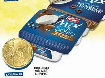Sigma Muller Mix Soffio Mousse Di Bianco Più Fragole 120 G(ml) offerta