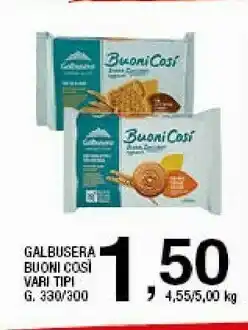Sigma Galbusera Buoni Così Ai Cereali 300 G(ml) offerta