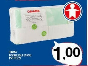 Sigma Sigma Tovaglioli offerta