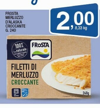 Sigma Frosta Filetti Di Merluzzo Croccante 240 G(ml) offerta