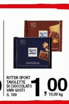 Sigma Ritter sport Tavolette Di Cioccolato offerta