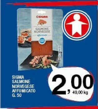 Sigma Sigma - Salmone Norvegese Affumicato 50 G(ml) offerta