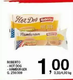 Sigma Roberto Hot Dog Hamburger offerta