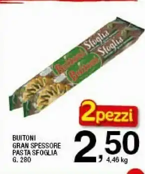 Sigma Buitoni Pasta Sfoglia Gran Spessore offerta