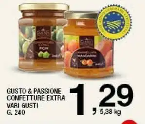 Sigma Gusto & passione Confetture Extra 240 G offerta