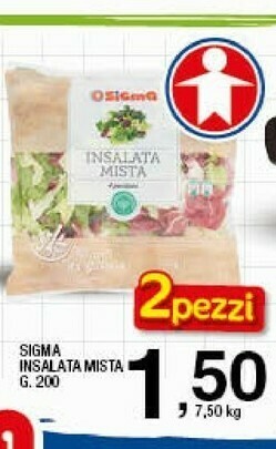 Sigma Sigma Insalata Mista offerta