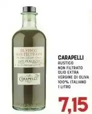 Gran Risparmio Carapelli Rustico Non Filtrato Olio Extra Vergine Di Oliva offerta