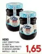 Gran Risparmio Hero Ciliegie Nere Light 280 G(ml) offerta