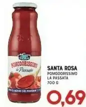 Gran Risparmio Santa rosa Pomodorissimo La Passata 700 G(ml) offerta