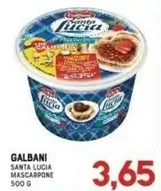 Gran Risparmio Galbani Mascarpone Santa Lucia 500 G(ml) offerta