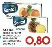 Gran Risparmio Santal Succo Di Frutta Ananas/ Albicocca/ Ace/ Pera Williams/ Pesca 600 Ml offerta