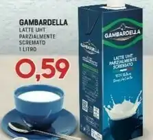 Gran Risparmio Gambardella Latte UHT Parzialmente Scremato 1000 Ml offerta