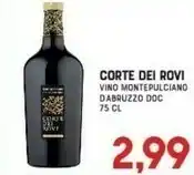 Gran Risparmio Corte Dei Rovi Vino Montepulciano Di Abruzzo Doc offerta