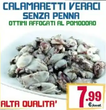 Calamaretti Veraci Senza Penna Ottimi Affogati Al Pomodoro