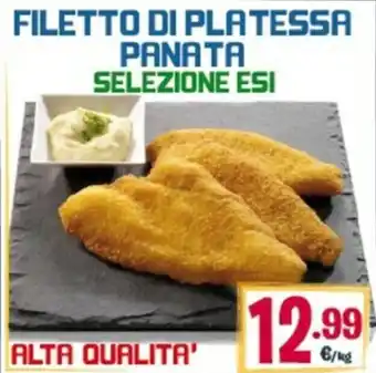 Filetto Di Platessa Panata Selezione Esi