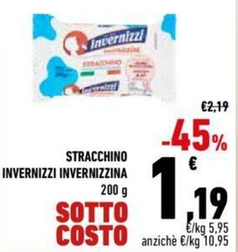 Conad Stracchino Invernizzi Invernizzina 200 g offerta