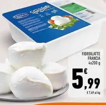 Conad FIORDILATTE FRANCIA 4x200 g offerta
