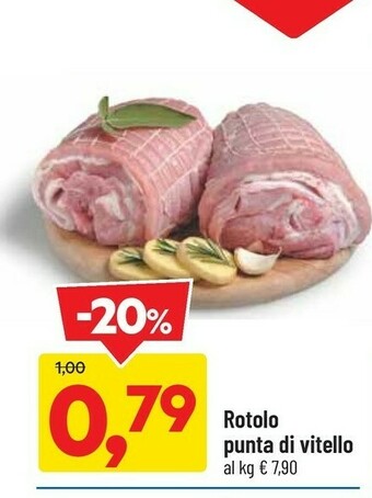 DPiù Rotolo Punta Di Vitello offerta