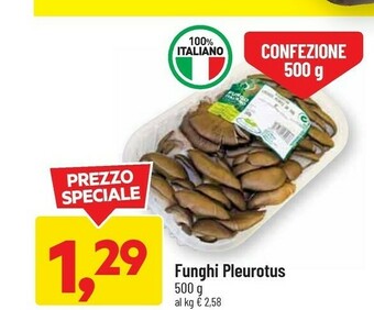 DPiù Funghi Pleurotus offerta