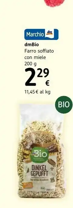 dm drogerie markt Miele Farro offerta