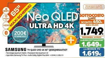 Expert Samsung Tv Qled QE65QN85AATXZT offerta
