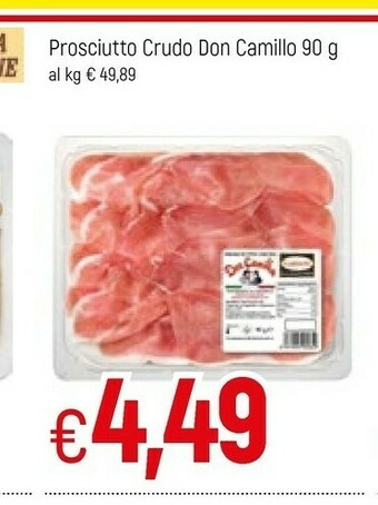 Famila Don camillo Prosciutto crudo offerta