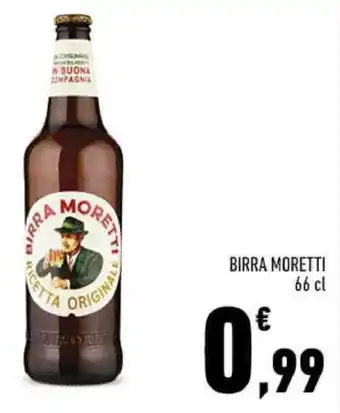 Conad BIRRA MORETTI 66 cl offerta
