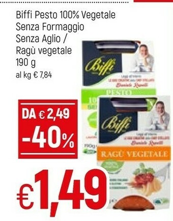 Famila Biffi Pesto offerta